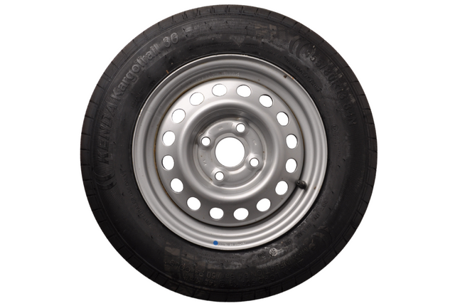 Kenda Komplettrad Anhänger - 155R13 - Lochkreis: 4x100 - Tragfähigkeit: 500 kg - Nabendurchmesser: 57 mm