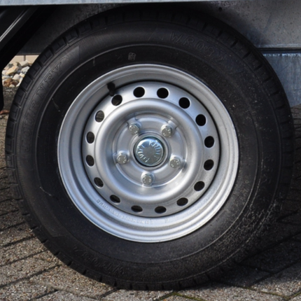 Kenda Komplettrad Anhänger - 165R13C - Lochkreis: 5x112 - Tragfähigkeit: 710 kg - Nabendurchmesser: 67 mm