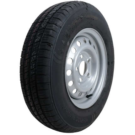 Kenda Komplettrad Anhänger - 165R13C - Lochkreis: 5x112 - Tragfähigkeit: 710 kg - Nabendurchmesser: 67 mm