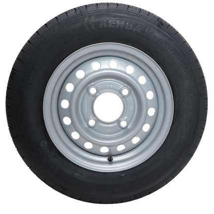 Kenda Komplettrad Anhänger - 175/70R13 - Lochkreis: 4x130 - Tragfähigkeit: 530 kg - Nabendurchmesser: 85 mm