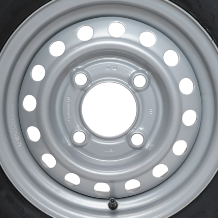 Kenda Komplettrad Anhänger - 175/70R13 - Lochkreis: 4x130 - Tragfähigkeit: 530 kg - Nabendurchmesser: 85 mm