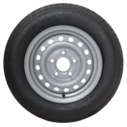 Kenda Komplettrad Anhänger - 175/70R13 - Lochkreis: 5x112 - Tragfähigkeit: 530 kg - Nabendurchmesser: 67 mm