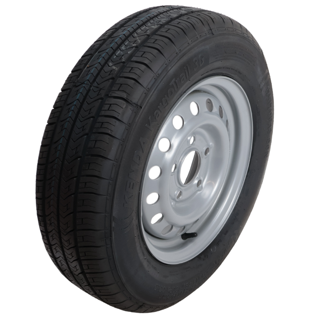 Kenda Komplettrad Anhänger - 175/70R13 - Lochkreis: 5x112 - Tragfähigkeit: 530 kg - Nabendurchmesser: 67 mm