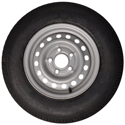 Kenda Komplettrad Anhänger - 175R13C - Lochkreis: 5x112 - Tragfähigkeit: 730 kg - Nabendurchmesser: 67 mm