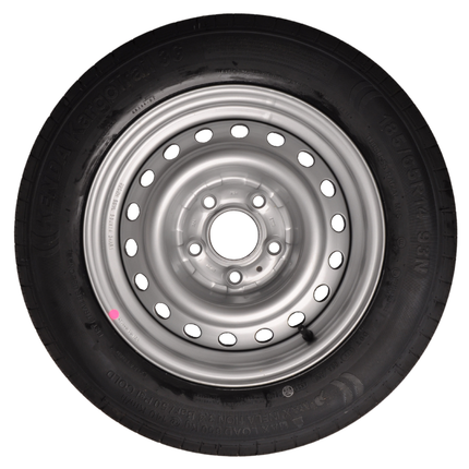 Kenda Komplettrad Anhänger - 185/65R14 - Lochkreis: 5x112 - Tragfähigkeit: 650 kg - Nabendurchmesser: 67 mm