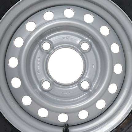Kenda Komplettrad Anhänger - 185/70R13 - Lochkreis: 4x130 - Tragfähigkeit: 530 kg - Nabendurchmesser: 85 mm