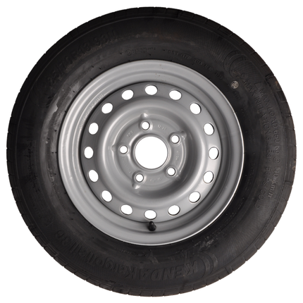 Kenda Komplettrad Anhänger - 185/70R13 - Lochkreis: 5x112 - Tragfähigkeit: 650 kg - Nabendurchmesser: 67 mm