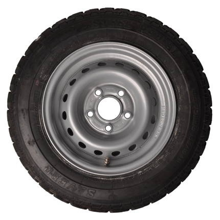 Kenda Komplettrad Anhänger - 185/70R13C - Lochkreis 5x112 -Tragfähigkeit: 950 kg - Nabendurchmesser: 67 mm - Off-Road-Profil