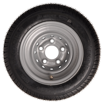 Kenda Komplettrad Anhänger - 195/50B10 - Lochkreis: 5x112 - Tragfähigkeit: 750 kg - Nabendurchmesser: 67 mm - 8PR