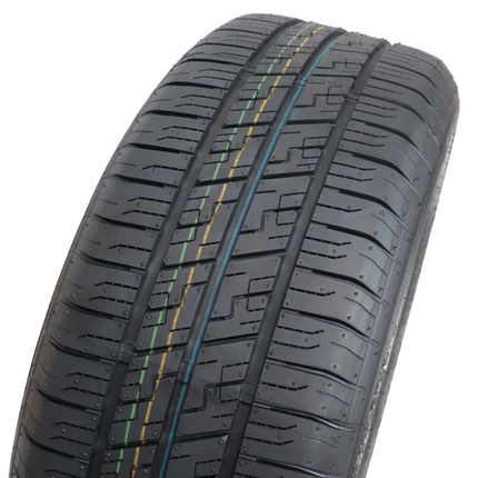 Kenda Komplettrad Anhänger - 195/50R13 - Leichtmetallfelge - Lochkreis: 5x112 - Tragfähigkeit: 900 kg - Nabendurchmesser: 67 mm - ET30