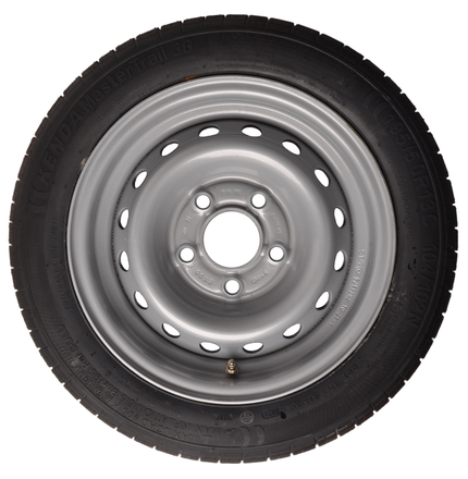 Kenda Komplettrad Anhänger - 195/50R13C - Lochkreis: 5x112 - Tragfähigkeit: 900 kg - Nabendurchmesser: 67 mm