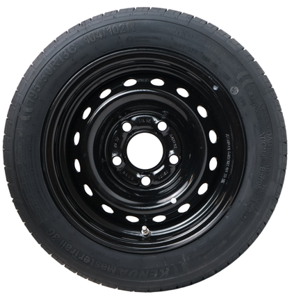 Kenda Komplettrad Anhänger - 195/50R13C - schwarze felge - Lochkreis: 5x112 - Tragfähigkeit: 900kg - Nabendurchmesser: 67 mm