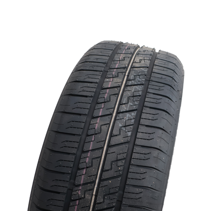 Kenda Komplettrad Anhänger - 195/50R13C - schwarze felge - Lochkreis: 5x112 - Tragfähigkeit: 900kg - Nabendurchmesser: 67 mm