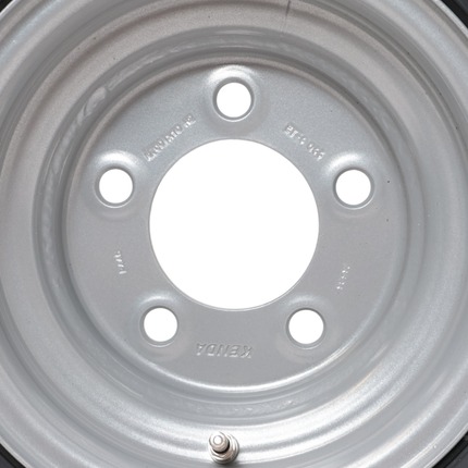 Kenda Komplettrad Anhänger - 195/55R10C - Lochkreis: 5x140 - Tragfähigkeit: 750 kg - Nabendurchmesser: 94 mm - 10PR