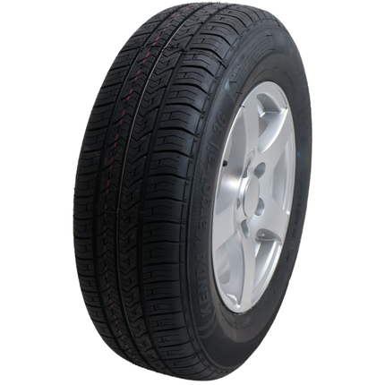 Kenda Komplettrad Anhänger - 195/70R14 - Leichtmetallfelge - Lochkreis: 5x112 - Tragfähigkeit: 750 kg - Nabendurchmesser: 67 mm - ET30