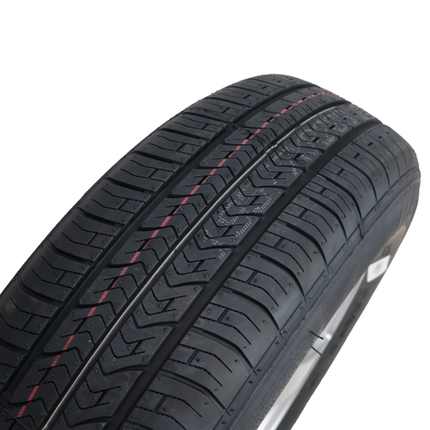 Kenda Komplettrad Anhänger - 195/70R14 - Leichtmetallfelge - Lochkreis: 5x112 - Tragfähigkeit: 750 kg - Nabendurchmesser: 67 mm - ET30