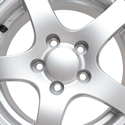 Kenda Komplettrad Anhänger - 195/70R14 - Leichtmetallfelge - Lochkreis: 5x112 - Tragfähigkeit: 750 kg - Nabendurchmesser: 67 mm - ET30