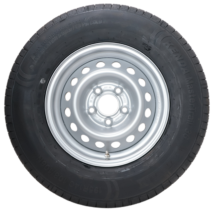 Kenda Komplettrad Anhänger - 195R14C - Lochkreis: 5x112 - Tragfähigkeit: 950 kg - Nabendurchmesser: 67 mm
