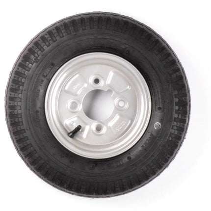 Kenda Komplettrad Anhänger - 4.00-8 - Schmiernippelaussparung - Lochkreis: 4x101,6 - Tragfähigkeit: 335 kg - Nabendurchmesser: 67 mm - 6PR