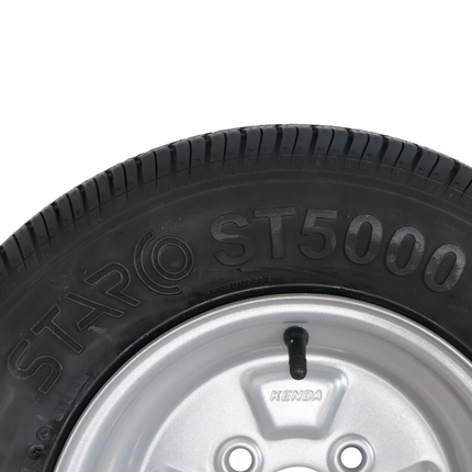 Kenda Komplettrad Anhänger - 4.50-10 - Lochkreis: 4x100 - Tragfähigkeit: 400 kg - Nabendurchmesser: 60 mm - 6PR