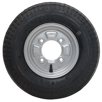 Kenda Komplettrad Anhänger - 4.80/4.00 - 8 - Lochkreis: 4x115 - Tragfähigkeit: 265 kg - Nabendurchmesser: 85 mm - 4PR