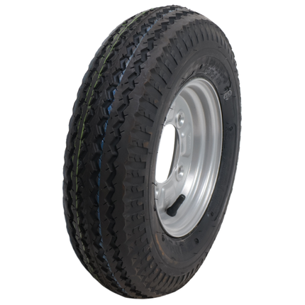Kenda Komplettrad Anhänger - 4.80/4.00 - 8 - Lochkreis: 4x115 - Tragfähigkeit: 265 kg - Nabendurchmesser: 85 mm - 4PR