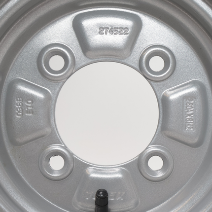 Kenda Komplettrad Anhänger - 4.80/4.00 - 8 - Lochkreis: 4x115 - Tragfähigkeit: 265 kg - Nabendurchmesser: 85 mm - 4PR