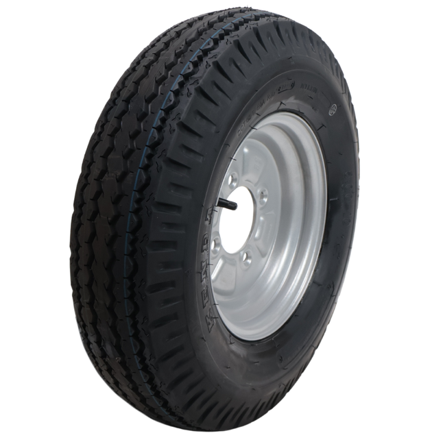 Kenda Komplettrad Anhänger - 5.00-10 - Lochkreis: 4x115 - Tragfähigkeit: 355 kg - Nabendurchmesser: 85 mm - 4PR