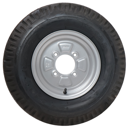 Kenda Komplettrad Anhänger - 5.00-10 - Lochkreis: 4x115 -Tragfähigkeit: 440 kg - Nabendurchmesser: 85 mm - 6PR