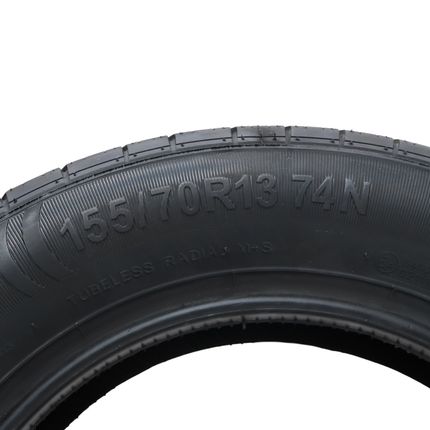 Kenda Tubeless Reifen Anhänger - 155/70R13 - Tragfähigkeit: 375 kg - 74N