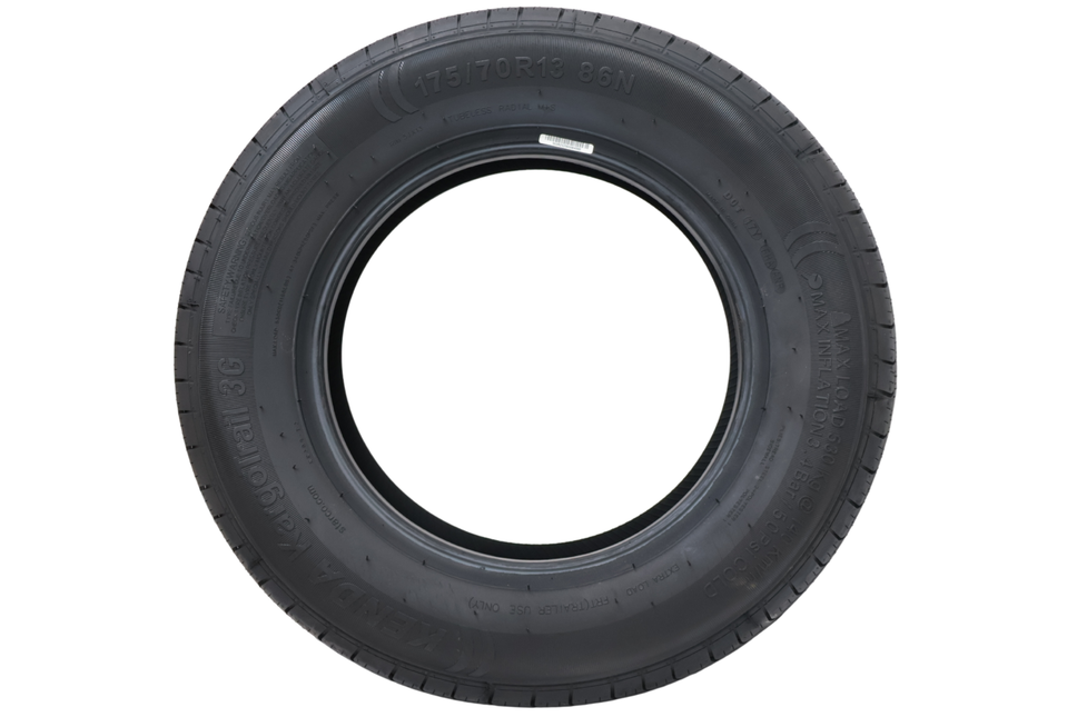 Kenda Tubeless Reifen Anhänger - 175/70R13 - Tragfähigkeit: 530 kg - 86N