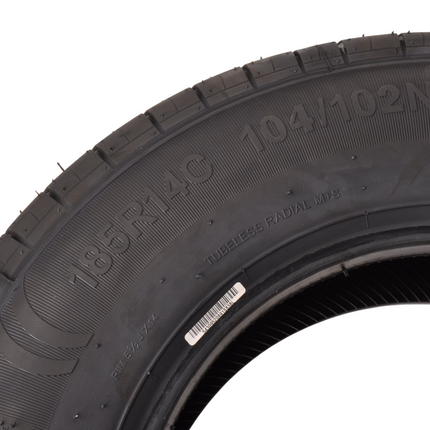 Kenda Tubeless Reifen Anhänger - 185R14C - Tragfähigkeit: 900kg