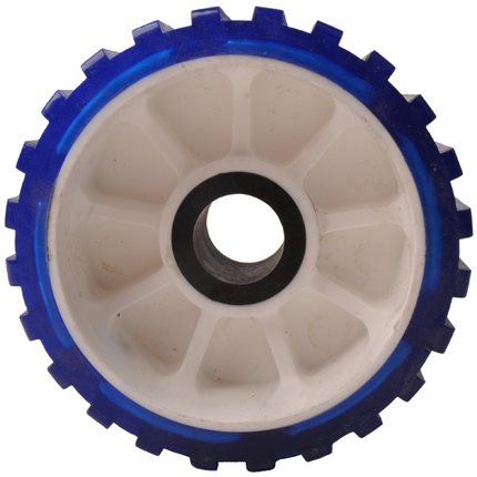 Knott 128x75 mm Kielrolle blau 26 mm Nabendurchmesser