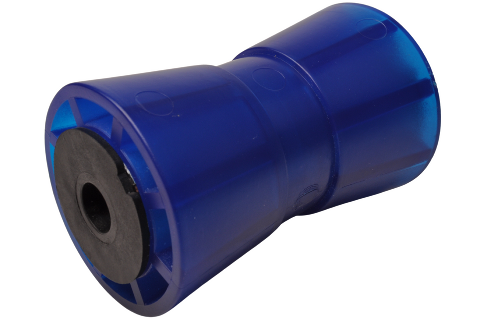Knott 133x58,5 mm Kielrolle blau 17 mm Nabendurchmesser