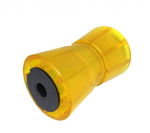 Knott 133x58,5 mm Kielrolle orange/gelb 17 mm Nabendurchmesser - Material PU