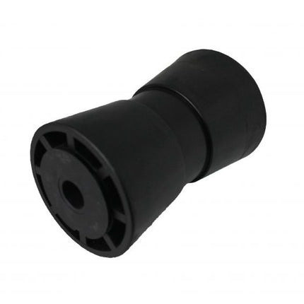 Knott 133x58,5 mm Kielrolle schwarz 17 mm Nabendurchmesser