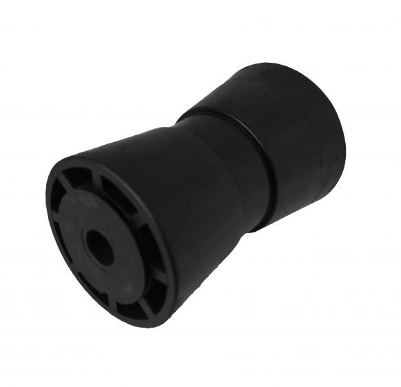 Knott 133x58,5 mm Kielrolle schwarz 17 mm Nabendurchmesser