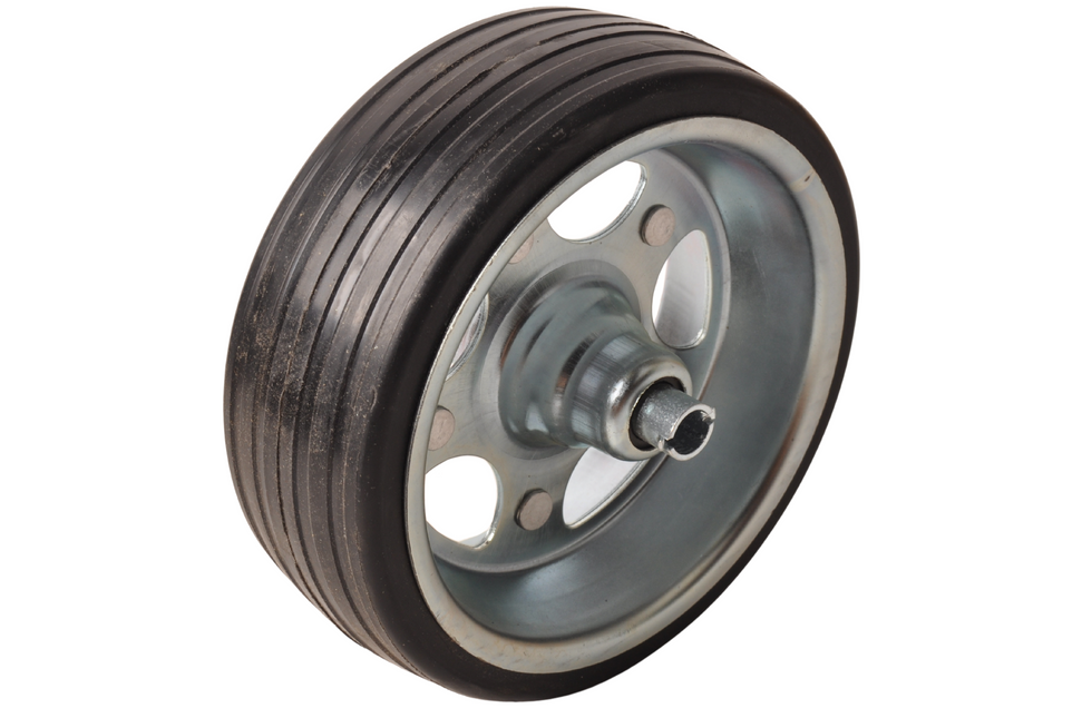Knott 230x80 mm Stützrad mit Stahlfelge - 20 mm Naben-Durchmesser - 500 kg Tragfähigkeit