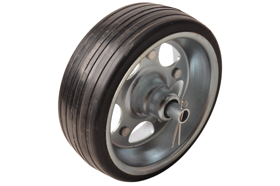 Knott 230x80 mm Stützrad mit Stahlfelge - 20 mm Naben-Durchmesser - 500 kg Tragfähigkeit