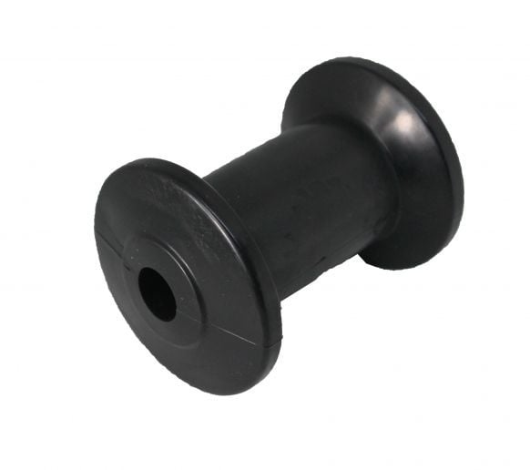 Knott 98x68,5 mm Kielrolle schwarz 16 mm Nabendurchmesser