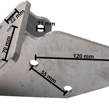 Knott Auflaufbremse Stützradhalterung KF27/KF30