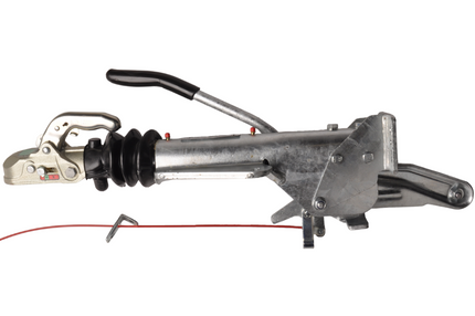 Knott Auflaufeinrichtung für Anhänger KF27 (2700 kg) V-Deichsel Auflaufbremse inkl. Stützradkonsole.