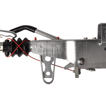Knott Auflaufeinrichtung für Anhänger KRV20A (2000kg) Deichsel Auflaufbremse Quadrat 100 mm mit Konsole für Stützrad