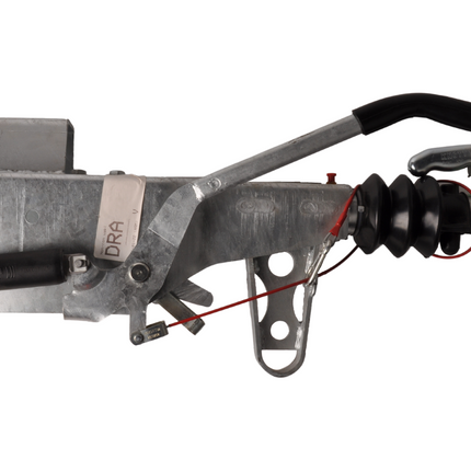Knott Auflaufeinrichtung für Anhänger KRV20A (2000kg) Deichsel Auflaufbremse Quadrat 100 mm mit Konsole für Stützrad