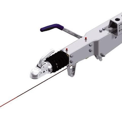 Knott Auflaufeinrichtung für Anhänger KRV20A (2000kg) Deichsel Auflaufbremse Quadrat 100 mm mit Konsole für Stützrad