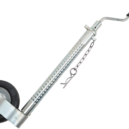 Knott Ifor Williams Stützrad - 48 mm - gerieben - Tragfähigkeit: 200 kg - Stahlfelge