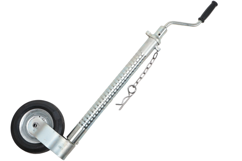 Knott Ifor Williams Stützrad - 48 mm - gerieben - Tragfähigkeit: 200 kg - Stahlfelge