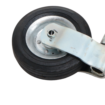 Knott Ifor Williams Stützrad - 48 mm - gerieben - Tragfähigkeit: 200 kg - Stahlfelge