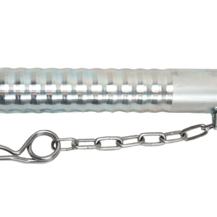 Knott Ifor Williams Stützrad - 48 mm - gerieben - Tragfähigkeit: 200 kg - Stahlfelge