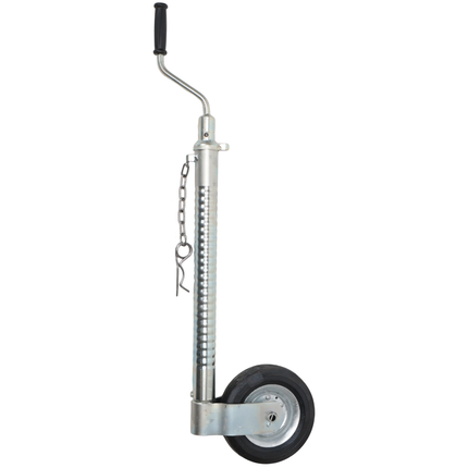 Knott Ifor Williams Stützrad - 48 mm - gerieben - Tragfähigkeit: 200 kg - Stahlfelge